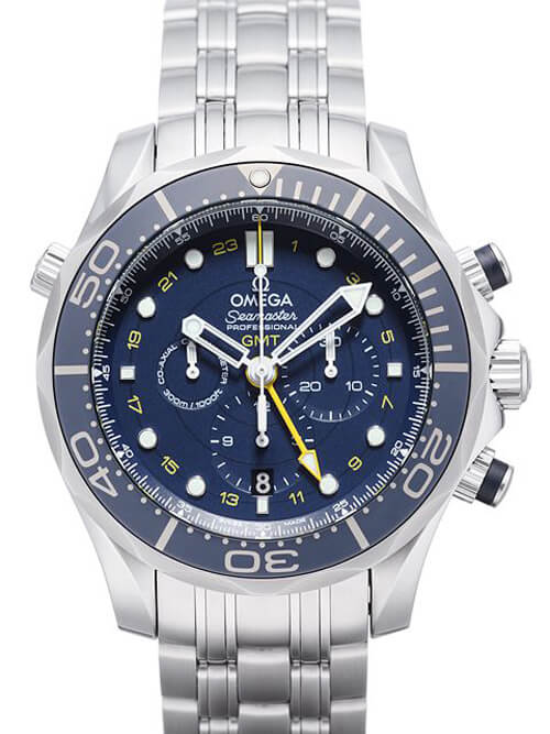 オメガスーパーコピー シーマスター300 コーアクシャル GMT クロノグラフ / Ref.212.30.44.52.03.001